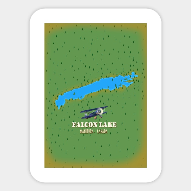 falcon lake Manitoba Canada Sticker by nickemporium1